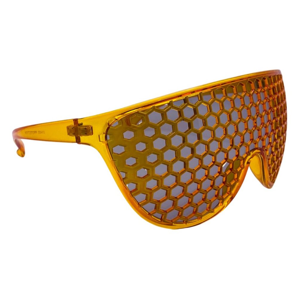 N20: Orange Shield Sunglasses - Picture 2 of 4